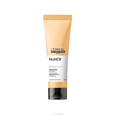 L'Oréal Professionnel Leave-in NutriOil, Para nutrição e brilho, enriquecido com óleo de coco, com textura leve e para todos os tipos de cabelo, 150ml