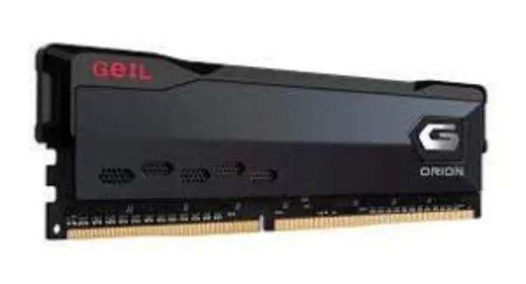MEMÓRIA DDR4 GEIL ORION, 8GB, 3200MHZ, BLACK, GAOG48GB3200C16ASC | R$ 264
