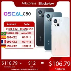 Smartphone Blackview Oscal C80 8/128GB