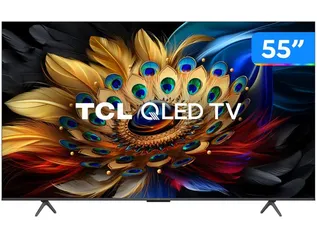 Smart TV 55” 4K UHD QLED TCL 55C655 Wi-Fi