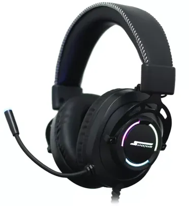 Headset Gamer SuperFrame AURA, 7.1 Surround, RGB, USB, Black