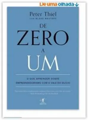 [Amazon] De zero a um - Peter Thiel por R$7 -  EBook Kindle 