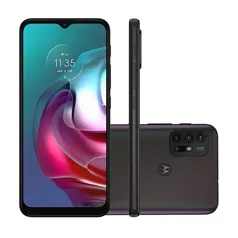 Smartphone Motorola Moto G30 128GB Dark Prism 4G Tela 6.5” Câmera Quádrupla 64MP Selfie 13MP Android 11