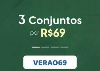 3 Conjuntos Infantil R$69,00