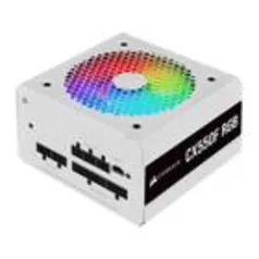 Fonte Corsair CX-F RGB Series CX550F RGB, 550W, Full Modular, 80 Plus Bronze, White, CP-9020225-NA