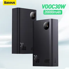 Baseus 20000mAh Power Bank 30W VOOC PD QC 3.0 Quick Charging Powerbank Portable For