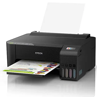 EPSON EcoTank L1250 - Impressora, tanque de Tinta Colorida, Wi-Fi Direct, Comando de voz, Bivolt, Cor: Preto