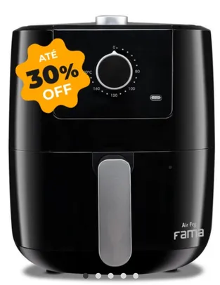 Fritadeira AirFryer Fama FFR27P 3L Timer 1300W Preta