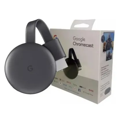 Dispositivo de Streaming Google Chromecast 3