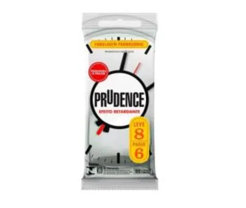 Preservativo Prudence Efeito Retardante 8 unidades | R$ 10