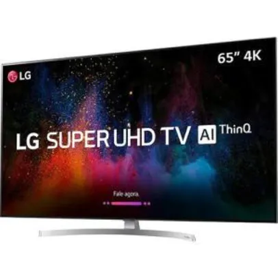 Smart TV LED 65" LG Ultra HD 4k 65SK8500 4 HDMI 3 USB Wi-Fi Webos 4.0 - R$ 6934