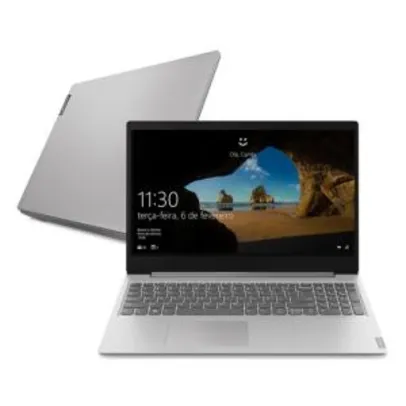Notebook Lenovo Ultrafino ideapad S145 Ryzen 5-3500U 4GB 1TB | R$1799