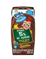 Bebida Láctea Sabor Chocolate Pirakids School 200ml | R$1,49