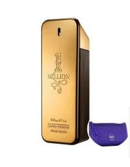 Perfume One Million EDT 200ml Paco Rabanne + necessaire Roxo | R$ 348