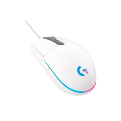 Mouse Gamer Logitech G203 LIGHTSYNC - Branco