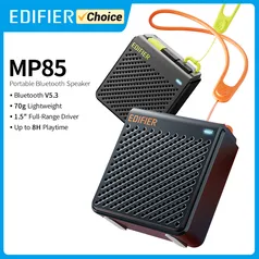 Mini Caixa de Som Edifier MP85 Com Bluetooth 5.3, Equalização Via App, Até 8h De Reprodução