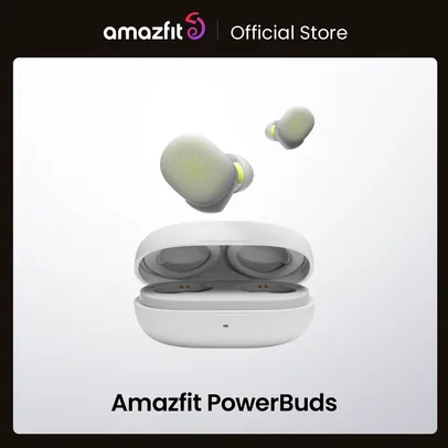 Amazfit fones de ouvido powerbuds com monitor de frequência cardíaca