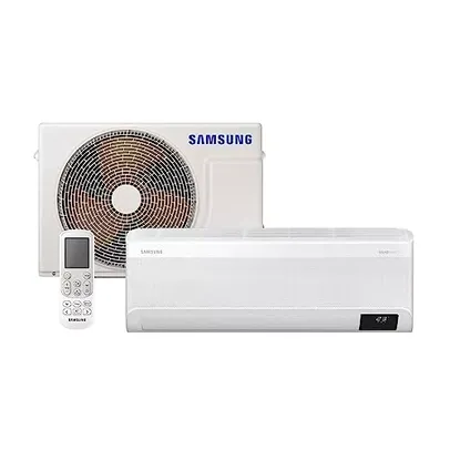 Ar-condicionado Split Inverter Samsung WindFree Sem Vento 12.000 BTUs Frio AR12AVHABWKNAZ Branco 220