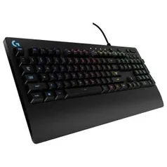 Teclado Logitech Gamer Prodigy Sensação Mecânica G213 RGB | R$ 189