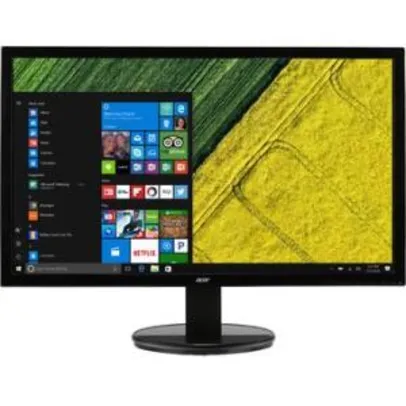 Monitor LED Full HD 21,5” Acer K222HQL 60Hz 90°- R$ 379