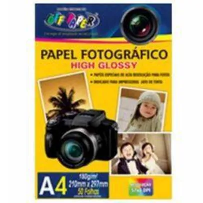 Papel Glossy Paper A4 180g 0222 / 50fl / Off Paper