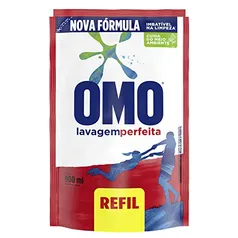 Sabão Líquido Refil Omo Lavagem Perfeita Refil 900 Mlv, Omo, 900Ml