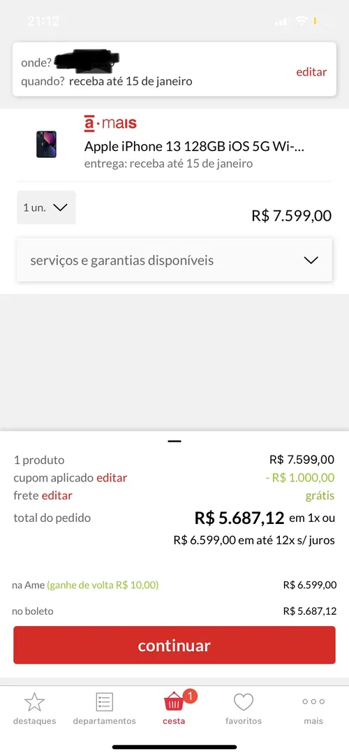 Imagen na descrição da promoção