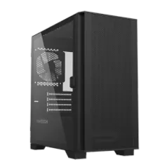 Gabinete Gamer Montech AIR 100 Lite, Mini Tower, Black, Micro ATX, 2 Fans, Vidro Temperado