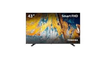 (AME R$1040) Smart TV 43" Toshiba DLED Full HD - TB017M