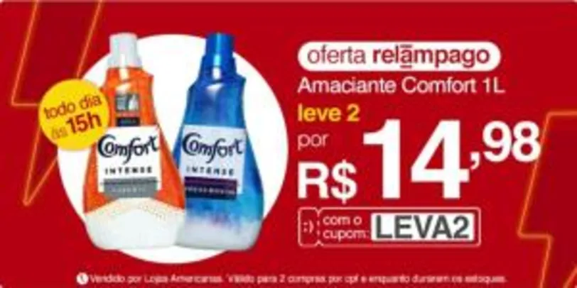 [APP] Amaciante Concentrado Comfort 1 litro - Leve 2 por R$15
