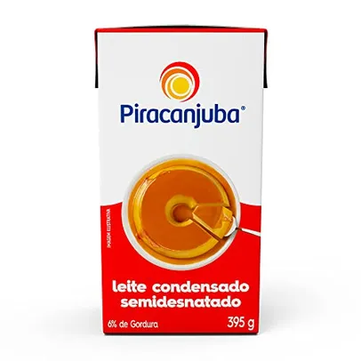 Leite Condensado Semidesnatado, Piracanjuba 395g