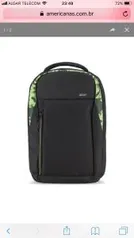 [R$41,40 com AME] Mochila Acer resistente a água para Notebook até 15,6”