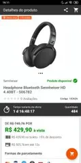 Headphone Bluetooth Sennheiser HD 4.40BT - R$430