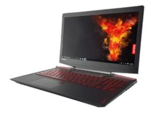 [Marketplace] Notebook Gamer Lenovo Legion Y720 i7-7700HQ 8GB 2TB GTX 1060 Windows 10 15,6" FHD 81CQ0001BR Preto - R$ 5489