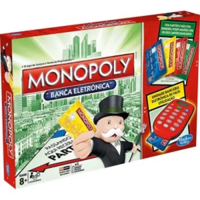 [Submarino]  Jogo Monopoly Cartão Eletrônico - Hasbro  por R$ 30