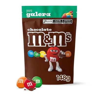 Confeito M&Ms Chocolate ao Leite 148g Mars