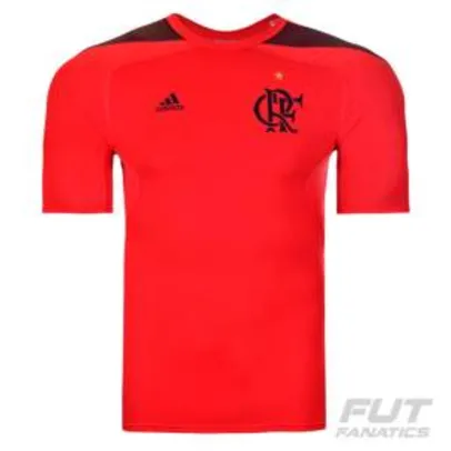 Camiseta Adidas Flamengo Techfit Vermelha R$44,91