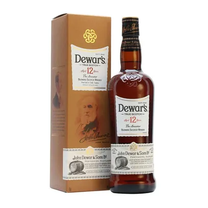 Foto do produto Dewar's Whisky 12 anos 750ml