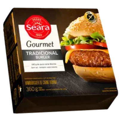 Seara Hamburguer Gourmet Angus 360g