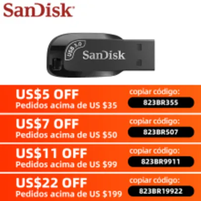 [Novos usuários] SanDisk USB 3.0 USB Flash Drive CZ410 32GB 