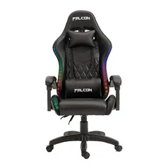 Cadeira Gamer Falcon, RGB, Com inclinação multifuncional até 130° -  jx-1039rgb