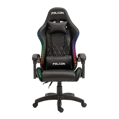 Cadeira Gamer Falcon, RGB, Com inclinação multifuncional até 130° -  jx-1039rgb