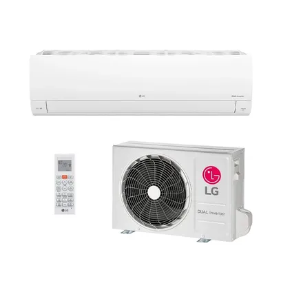 Product photo Ar Condicionado Split Hi Wall R32 LG Dual Inverter Voice +AI 18000 BTU/h Frio S3-Q18KL31B – 220 Volts - 220V