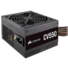 Fonte Corsair CV550, 550W, 80 Plus Bronze - CP-9020210-BR | R$ 320