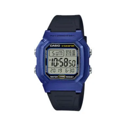 Relógio Casio Standard Masculino Preto Digital W-800HM-2AVDF