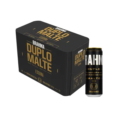 Cerveja Brahma Duplo Malte Escura 350ml (8 unidades)