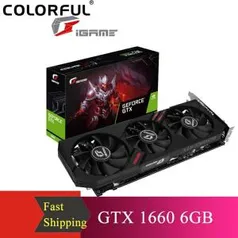 GTX 1660 Super Ultra 6G-V, 6GB, GDDR6 - R$1634