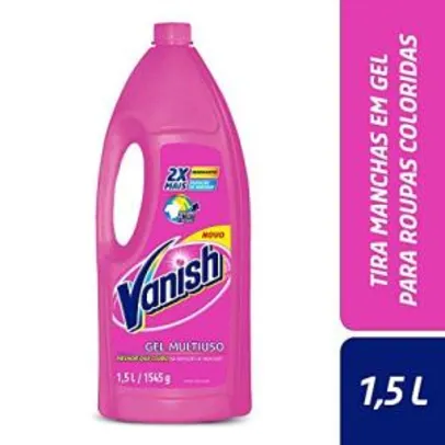 [PRIME] Tira Manchas Vanish Pink Gel Multiuso, 1,5L | R$18