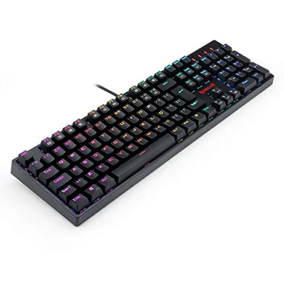 Teclado Gamer Optico Redragon Surara Pro Abnt2 Switch Outemu Red Opto-Mecanico - K582Rgb-Pro (Red) | R$309