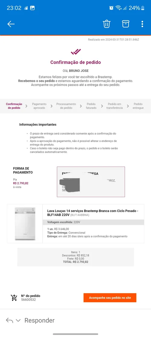 Imagen na descrição da promoção